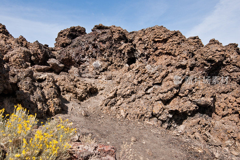 Fleener Chimnies的火山岩